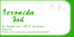 veronika hoh business card